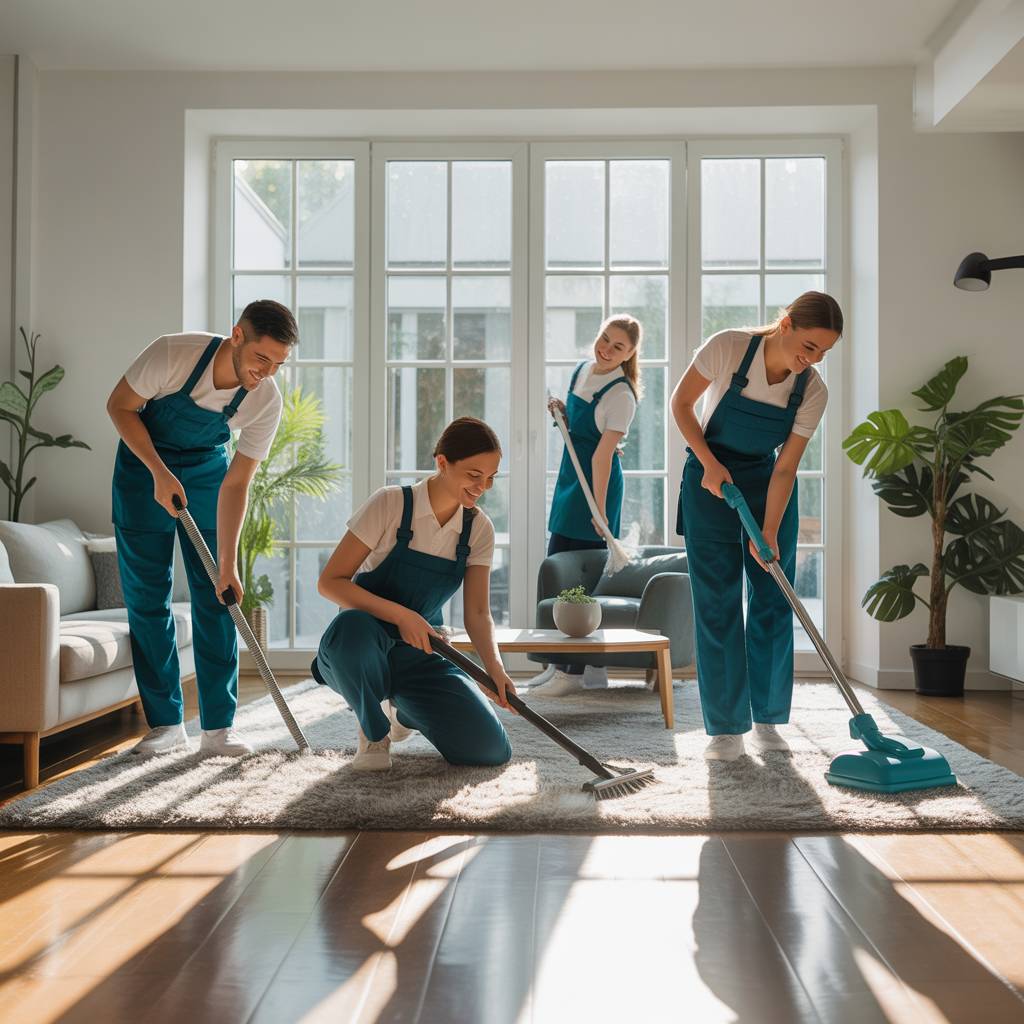 Deep kitchen cleaning